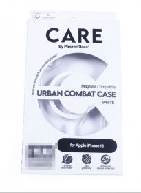 Panzerglass Leather Bag Gsm - 1337 Care By Panzerglass Flagship Case Transparent Urban Combat With White Magsafe Iphone 24