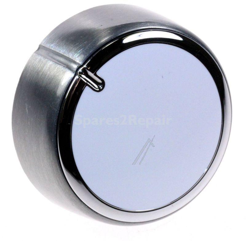 Timer Button - C00341890 480111101462 Knob Timer Core 08 Metallic [Whirlpool Indesit]