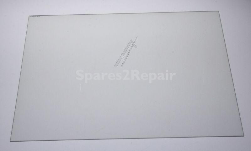 Oven inner Door Glass - C00502727 488000502727 Door Glass Top Indesit Black [Whirlpool Indesit]