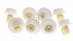 Roller For Dishwasher Basket - 50279059005 Wheel Kit 8 Pcs white 45 [Electrolux Aeg]