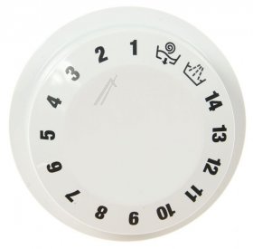 Control Knob - C00507936 488000507936 Wash Timer Knob Gw Futura 14+2 [Whirlpool Indesit]