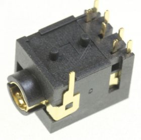 Samsung Jack Connector - 3722-003882 Jack-phone 1p-7c p-bronze blk angle 3 5p