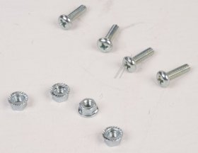 Screw - 10025620 Screw-set 4 Screws And 4 Nuts For Hinge [Bosch Siemens]