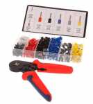 Bosch Siemens Hydraulic Pliers - Crimping Pliers Wire End Ferrule Crimping Pliers, 230 Mm,with 1200 Ferrules Square Crimping Pliers For 0.25-6mm² 1500114