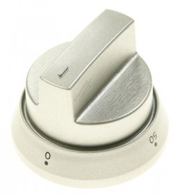 Control Knobs - C00537789 488000537789 Knob - Ind Bld 20 Th elm silver [Whirlpool Indesit]