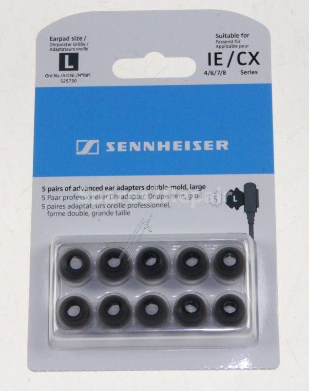 Sennheiser Pad - Ohradapter Doppelform L Schwarz 5 Paar
