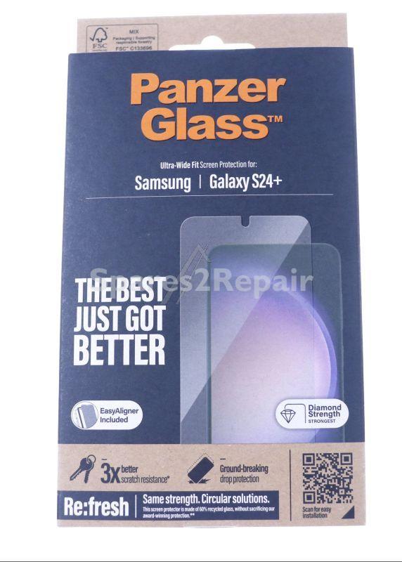 Panzerglass Display Protective Film - 7351 Panzerglass Screen Protector Samsung Galaxy S24 Plus | Ultra-wide Fit W Easyaligner