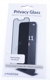 Mobilize Display Protective Film - 57690 Mobilize Privacy Glass Display Protection Glass - Black Frame - For Samsung Galaxy S24 Ultra 5g