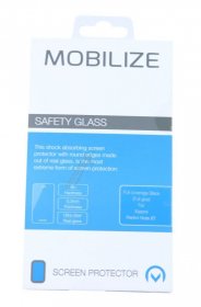 Mobilize Display Protective Plastic Film - Mobilize Glass Screen Protector - Black Frame - Xiaomi Redmi Note 8t