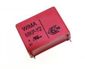 Wima X2 Emi Suppression Capacitor M - 1000pf-300v Mkp-y2 Suppressor Capacitor Rm=10 -rohs- 1nf