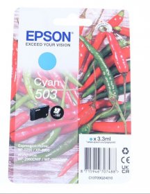 Epson Cartridge - 503 C13t09q24010 Ink Cartridge Cyan 3 3ml