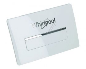 Detergent Dispenser Cover - C00729863 488000729863 Handle-bottle Mjst Wht Whr [Whirlpool Indesit]