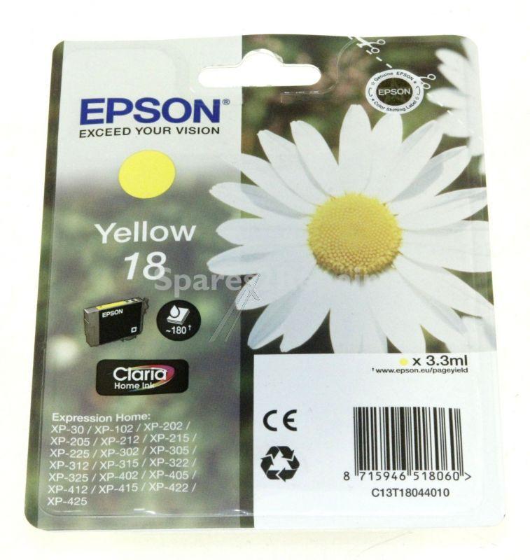 Epson Cartridge - 18 C13t18044010 Ink Cartridge Yellow 3 3ml