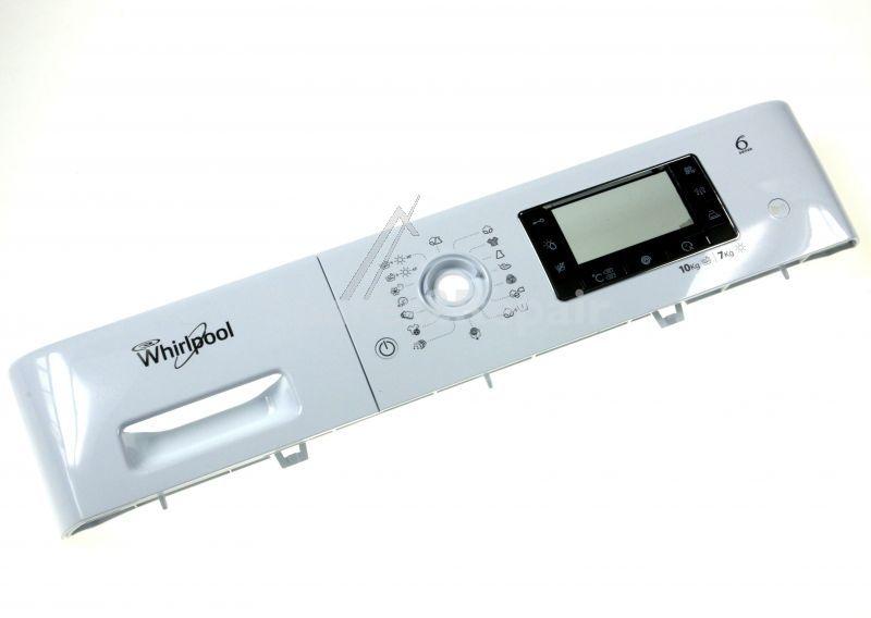 Detergent Dispenser Cover - C00502160 488000502160 Control Panel+handle Wwdp 10716 [Whirlpool Indesit]