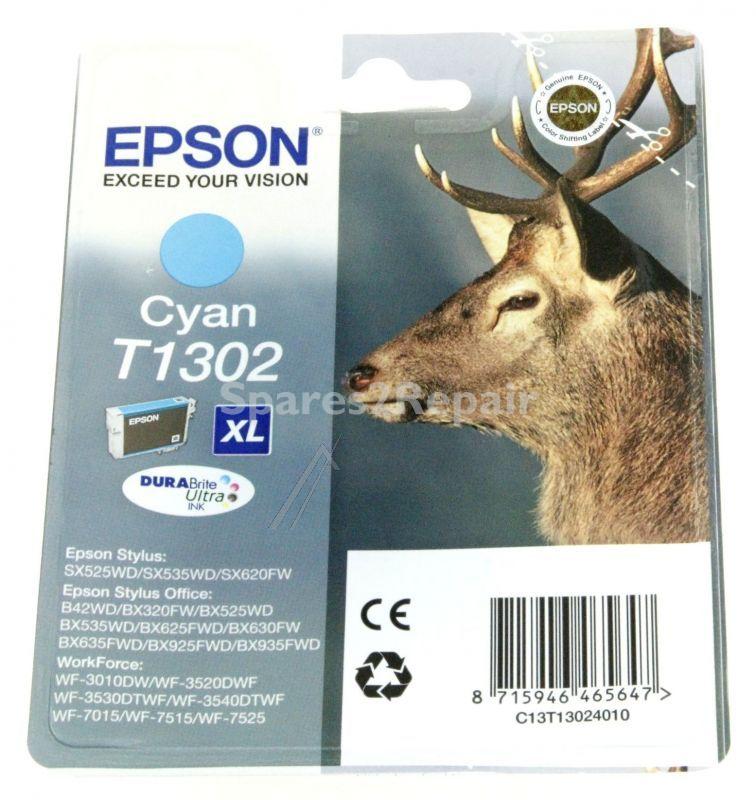 Epson Cartridge - T1302xl C13t13024010 Ink Cartridge Cyan 10 1ml