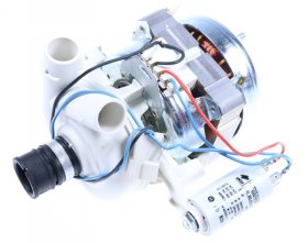 Circulating Motor - C00075744 C00075744 Wash Motor-pump Assembly 220v-60w He [Whirlpool Indesit]