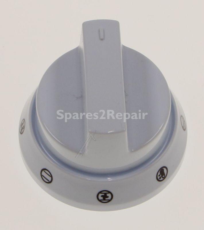 Control Knobs - C00537821 488000537821 Knob - Ind Bld 20fs M5 turn wht [Whirlpool Indesit]