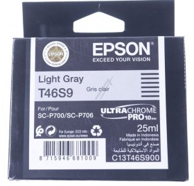 Epson Cartridge - T46s C13t46s900 Epson Ink Light Gray 25ml