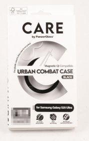 Panzerglass Leather Bag Gsm - Crrfubqg38488 Care By Panzerglass Flagship Case Transparent Urban Combat With Black Qi Compatible Samsung Galaxy S25 Ultra