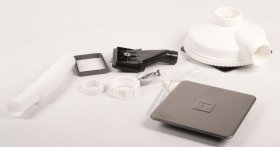 Teka Siphon System - 61001330 Basket Waste Square 1b W-ovf Rect + 1 Cover Pvd Titanium