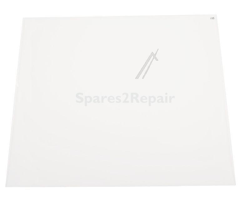 Oven inner Door Glass - C00386228 481010826520 Inner Glass Reflective Pyro Materia [Whirlpool Indesit]