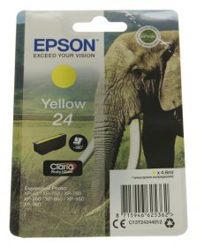Epson Cartridge - 24 C13t24244012 Ink Cartridge Yellow 4 6ml