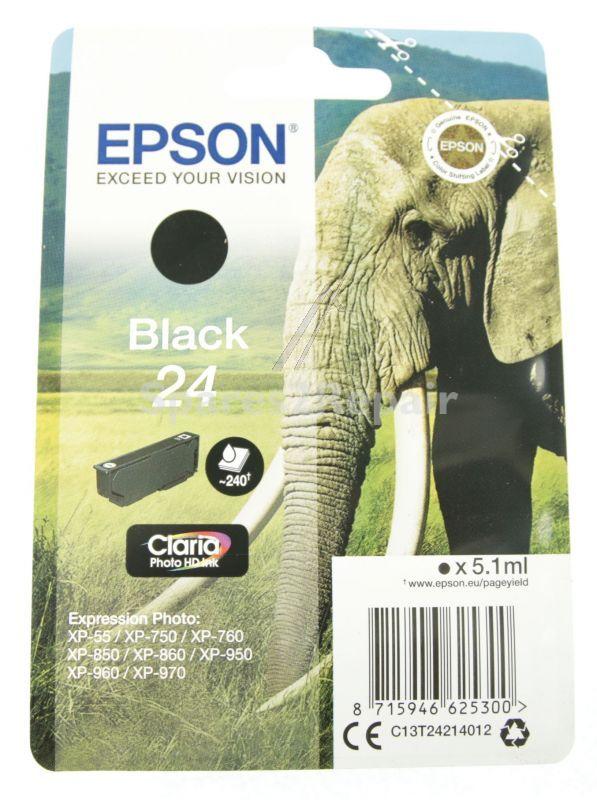 Epson Cartridge - 24 C13t24214012 Ink Cartridge Black 5 1ml