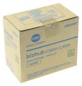 Konica Minolta Toner Cartridge - Tnp48y A5x0250 Toner Yellow C3350-c3850 10k Konica-minolta