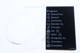 Panel - 140172261012 Program Plate Button Adhesives [Electrolux Aeg]