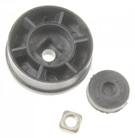 Turntable Coupler - Kw713043 Coupler (motor Shaft) -black- From Date Code 8k31 [Delonghi]