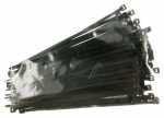 Auloc 100mm Cable Connector - Kb-100x2,5 Zip Cable Tie 100x2.5mm Black 100pcs