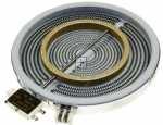 Ego Ceramic Heater Element - 10 51211 004 Ego Hilight Plate 210-120mm 2-zones 2200+750w