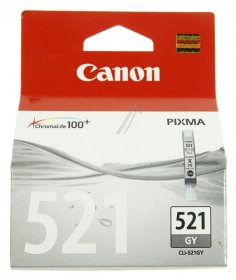 Canon Cartridge - Cli-521gy 2937b001 Canon Printhead Cartridge 9ml Grey