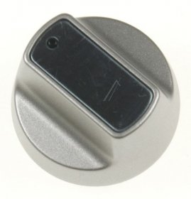 Button - C00384449 482000091595 Electrical Knob Silver Whirlpoo [Whirlpool Indesit]