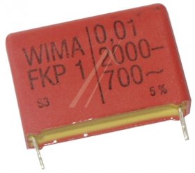 Wima Fkp1 Pulse Capacitor - 0 01uf-2000v Fkp1u021006b00kssd Fkp1 Pulse Capacitor Rm=27 5mm -rohs Compliant-