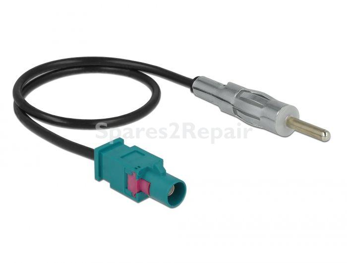 Delock Antenna - Antennenkabel Fakra Z Stecker > Din Stecker Rg-174 32 Cm Sch