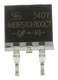 Taiwan Semiconductor Smd Diode - 100v-2x5a Mbrs10h100ct Schottky Diode Dual Cc Smd D2pak