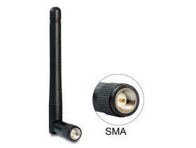 Delock Wireless-lan Antenna - Wlan 802.11 Ac-a-h-b-g-n Antenna Sma 2 Dbi Omnidirectional J