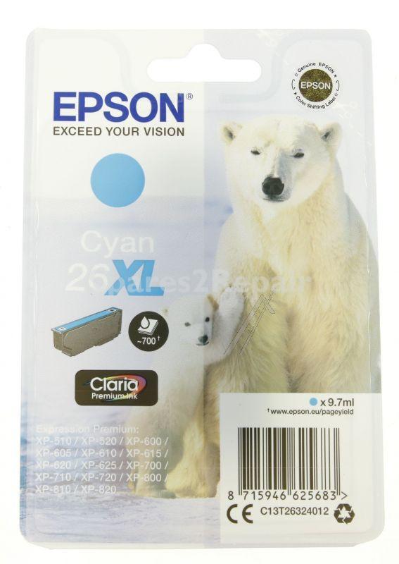 Epson Cartridge - 26xl C13t26324012 Ink Cartridge Cyan 9 7ml