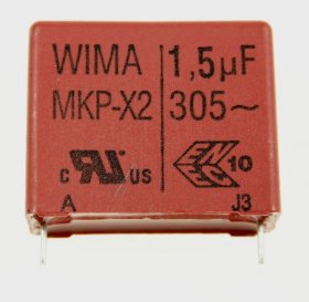 Wima X2 Emi Suppression Capacitor M - 1,5uf-305v Mkp-x2 Capacitor Antiparasite Rm=27,5 -rohs-