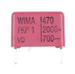 Wima Fkp1 Pulse Capacitor - 470pf-2000v Fkp1-impulskondensator Rm=15mm