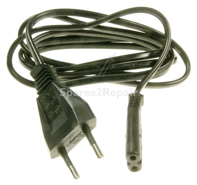 Compatible Eurocable With Double Sockets - 2-pin Power Lead - 1 5m