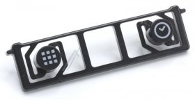 Button Set - C00276490 488000276490 Keys Board Scholtes Step 2 Black [Whirlpool Indesit]