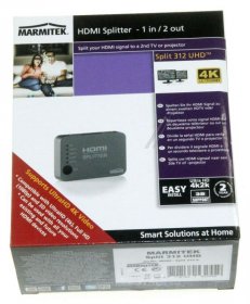 MARMITEK HDMI-Splitter 08255 HDMI SPLITTER 4K UHD 312, 1 IN / 2 OUT