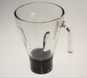 Mixer - Blender Bowl - Kw711247 Goblet Glass Black Trim [Delonghi]
