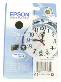 Epson Cartridge - 27 C13t27014012 Ink Cartridge Black 6 2ml