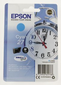 Epson Cartridge - 27 C13t27024012 Ink Cartridge Cyan 3 6ml
