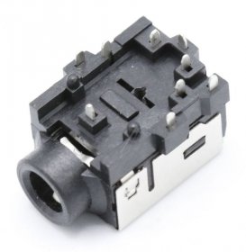 Vestel Stereo Phone Sockets - 30087017 Jack Headphone Blk 3 Pole Side Pip Rohs