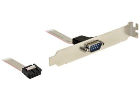 Delock Pc Case Slot Plates - Slot Bracket > 1 X Serial Pin Layout: Twisted