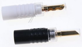 Inakustik Banana Plug - Referenz Ref. Screw Type Bfa Bananen-adapter Bulk Weiss